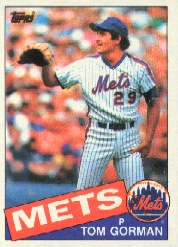 1985 Topps Baseball Cards      053      Tom Gorman